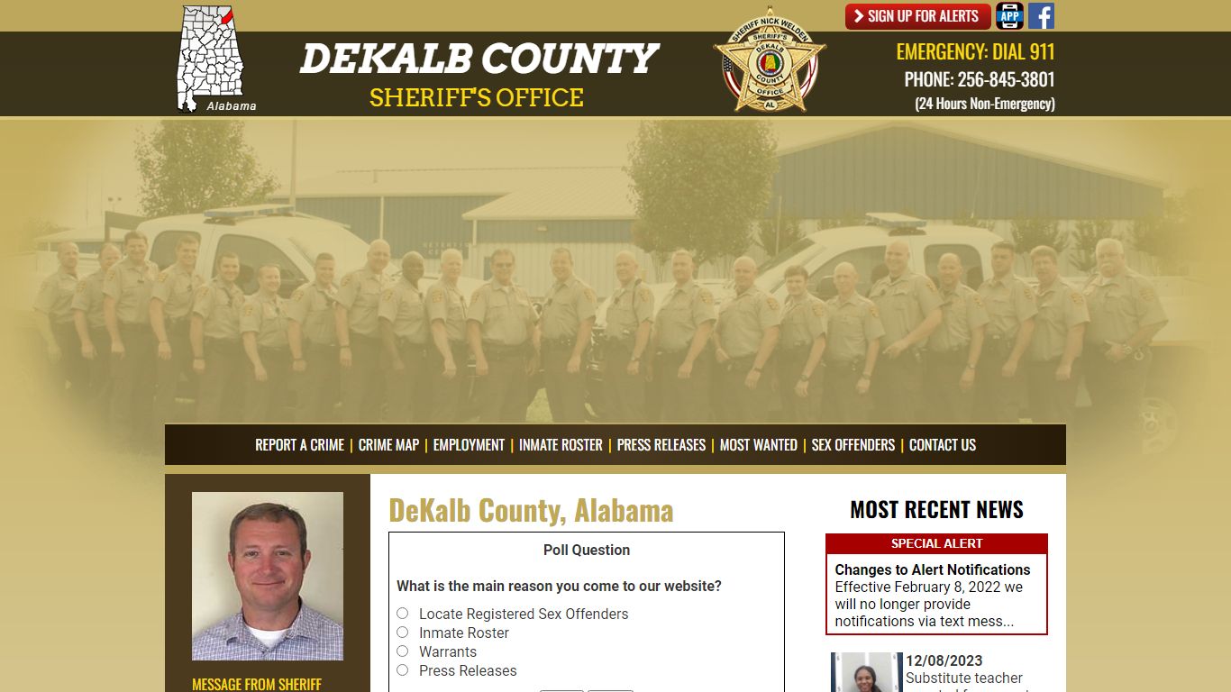 DeKalb County Sheriff's Office - Fort Payne, Alabama